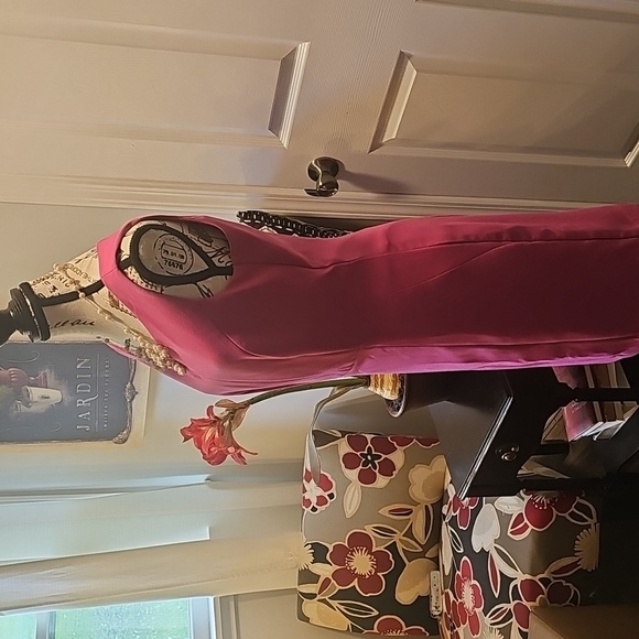 Maurice's Elegant Hot Pink Sleeveless Dress - Picture 6 of 17
